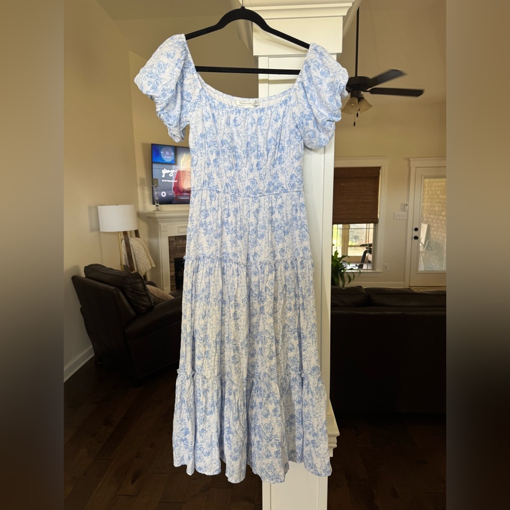 Floral Blue and White Dress Alter’d State